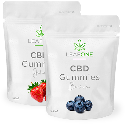 CBD bonbóny a gummies LeafOne