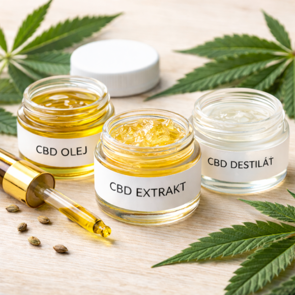 Rozdíly mezi CBD olejem, extraktem a destilátem
