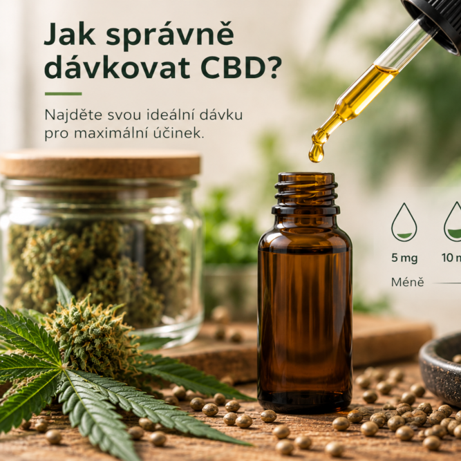 Jak dávkovat CBD? Praktický průvodce dávkováním CBD